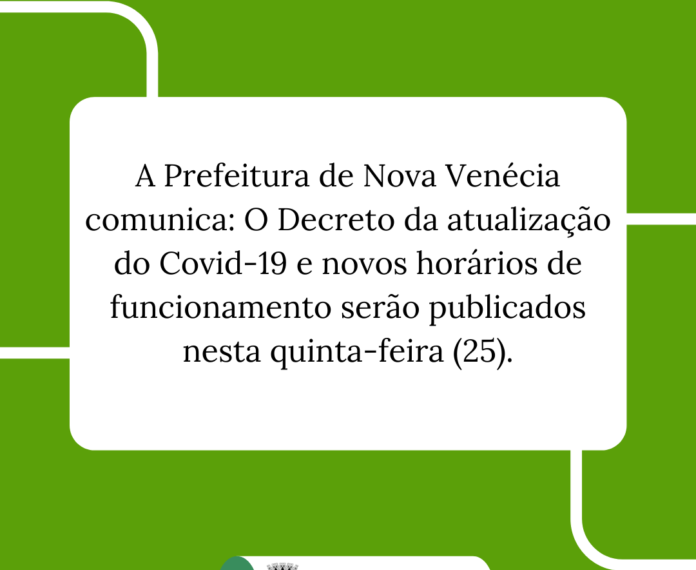 Atualização do Decreto Covid-19