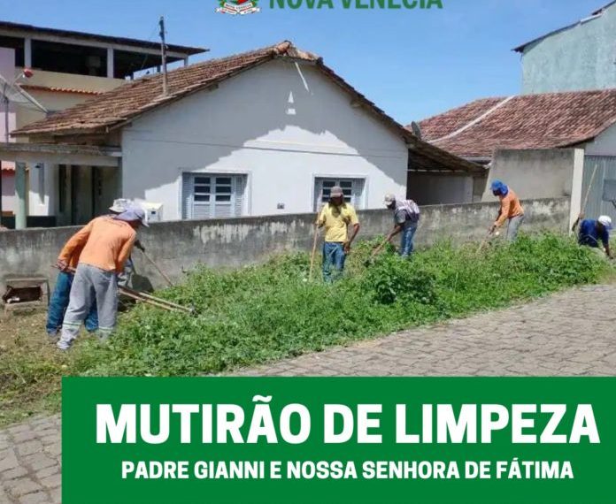 Bairros Padre Gianni e Nossa Senhora de Fátima recebem mutirão de limpeza nesta quarta e quinta-feira