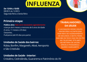Nova Venécia continua a primeira etapa da Campanha de Vacinação contra a Influenza
