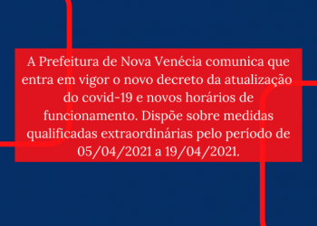 Atualização do Decreto Covid-19