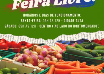 Confira os horários e dias de funcionamento da feira livre