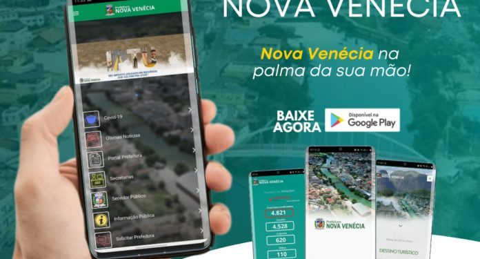 Prefeitura de Nova Venécia lança aplicativo sobre serviços e informações do município