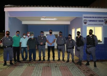 Com apoio da Prefeitura de Nova Venécia, Policia Militar implantam unidade de apoio na Vila Olímpica