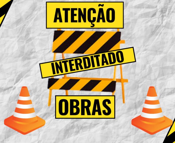 Cesan realiza interdição da Rua Barão de Aymorés no Bairro Rúbia para obras de manutenção de drenagem