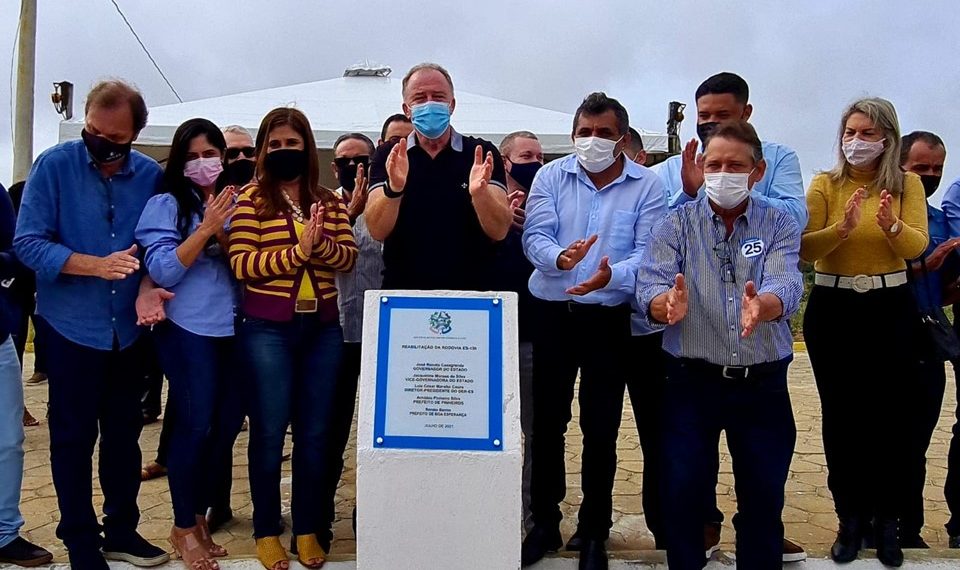 Governo do Estado entrega obras de reabilitação da Rodovia ES-130 em Pinheiros