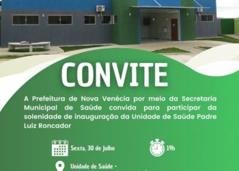 Unidade de Saúde do bairro Filomena será hoje sexta (30)