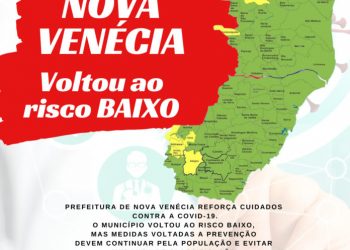 Prefeitura de Nova Venécia reforça cuidados contra a Covid-19