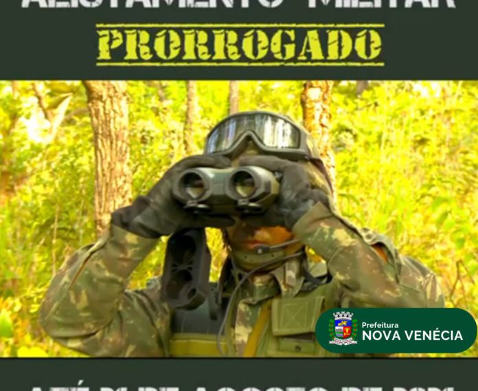 Prazo para alistamento militar é prorrogado até 31 de agosto