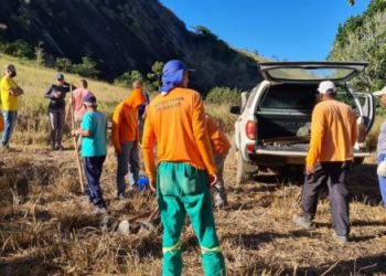 Prefeitura de Nova Venécia realiza limpeza da trilha da Pedra do Elefante