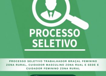 Prefeitura de Nova Venécia abre processo seletivo de contratação para trabalhador braçal e cuidador
