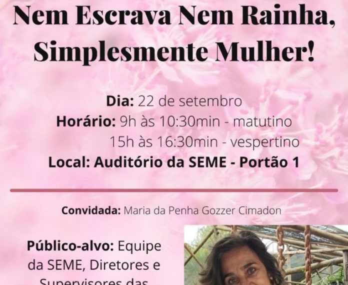 Educação desenvolve ações de combate à violência contra a mulher