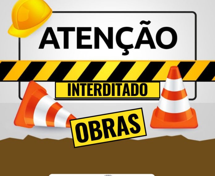 Transito interditado na Rua Ernesto Aires de Farias neste sábado