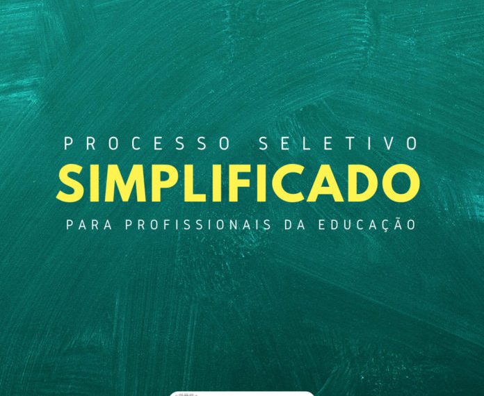 Processo seletivo simplificado para profissionais da educação