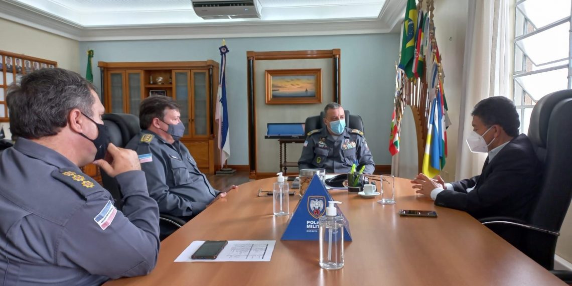 Litoral Norte: Freitas discute segurança do Réveillon e Operação Verão com a PM