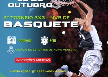 Ginásio de Esportes será palco de grandes jogos 3º Torneio 3X3 – NVB de Basquete