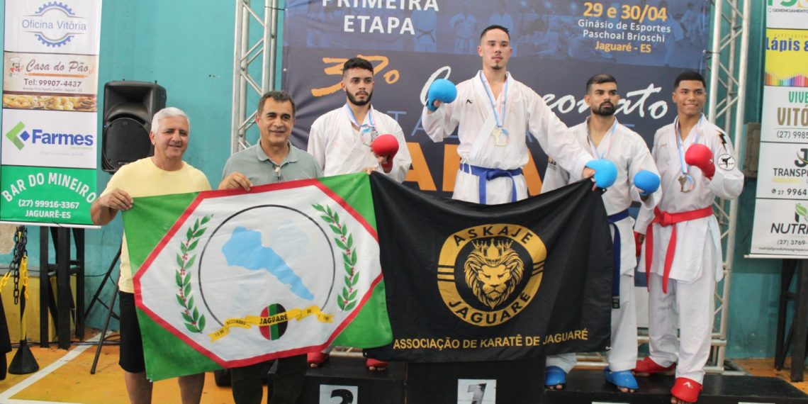 Jaguaré conquista 27 medalhas na 1ª Etapa do Estadual de Karate