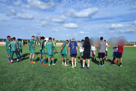 Jovens de Medidas Socioeducativas visitam Centro de Treinamento do Nova Venécia Futebol Clube em busca de inspiração