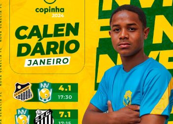 Nova Venécia enfrenta o Santos dia 07 de janeiro na Copa São Paulo de Futebol Júnior