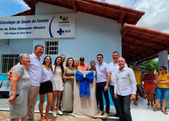 SAÚDE: Prefeito Tiago Rocha entrega nova ESF em São Roque da Terra Roxa