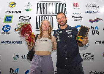 Definidos os campeões da Superfinal da Copa do Mundo de Parapente, em Baixo Guandu