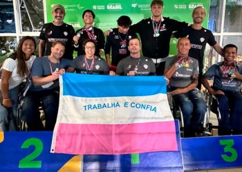 Delegação capixaba conquista 21 medalhas na fase nacional do Circuito Loterias Caixa de Natação Paralímpica