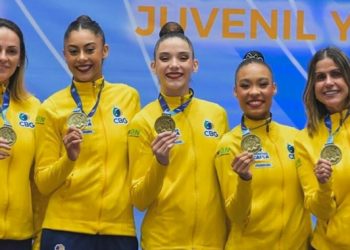 Com capixabas, Brasil fatura 12 medalhas no Pan-Americano de Ginástica Rítmica