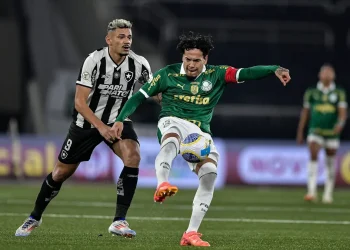 Tiquinho marca, Botafogo vence Palmeiras e dispara na liderança após jogaço pelo Brasileirão