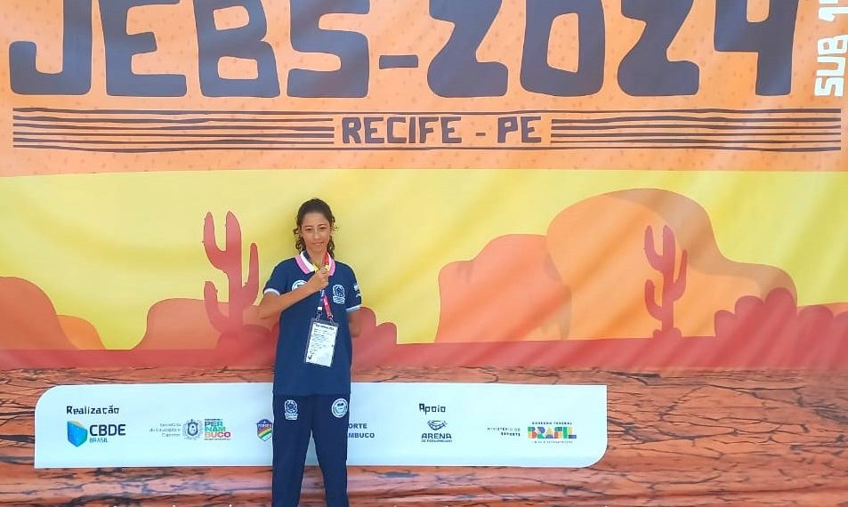 Estudante de Jaguaré garante bronze em karatê nos Jogos Escolares em Recife