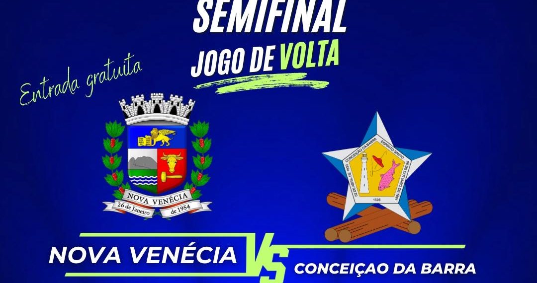 Nova Venécia enfrenta Conceição da Barra nesta sexta-feira pela semifinal da Copa ProdNorte
