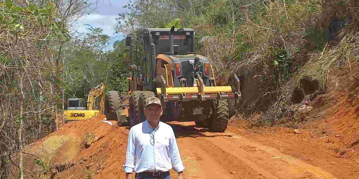 Obras de acesso à Pedra do Elefante avançam e prometem impulsionar turismo em Nova Venécia