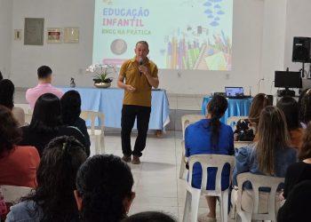 Professores da Educação Infantil participam de formação sobre BNCC e Currículos em Nova Venécia