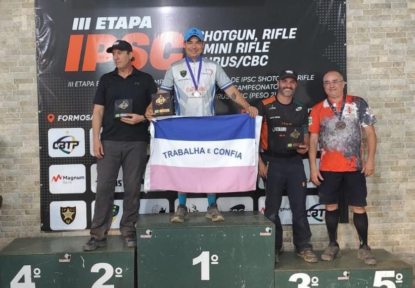 Capixaba conquista tricampeonato brasileiro de tiro e garante vaga no Mundial da Grécia