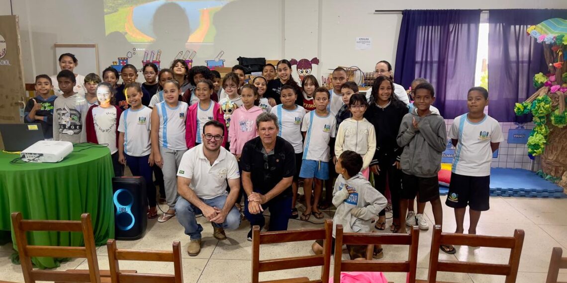 Semma realiza palestra sobre Barragem Legal em escolas de Jaguaré