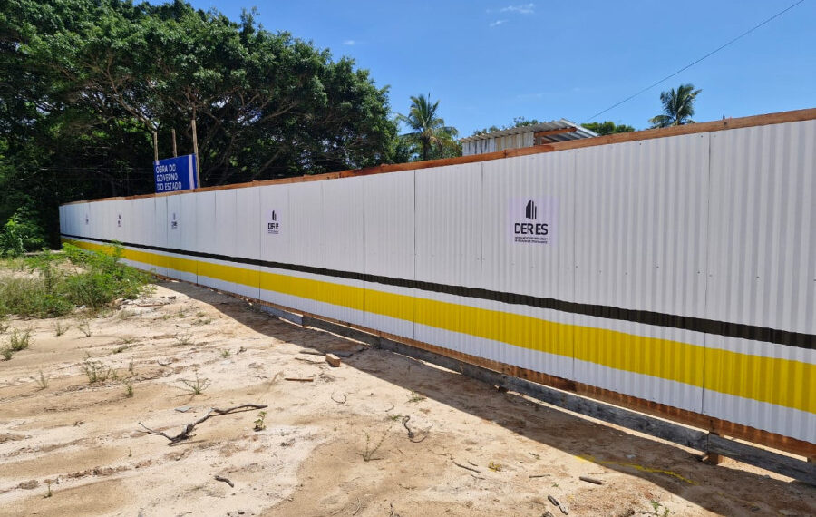 Obras da Escola Joaquim Fonseca seguem a todo vapor em Conceição da Barra