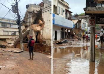 Fortes chuvas em Juiz de Fora e Ubá deixam 20 mortos e 45 desaparecidos