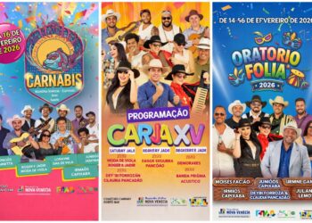 Carnabis, Carna XV e Oratório Folia começam neste fim de semana em Nova Venécia