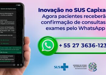 Pacientes do SUS capixaba terão confirmação de consultas e exames do Estado pelo WhatsApp