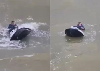 Empresário salvou amigos antes de cair de jet ski e ficar à deriva em Regência