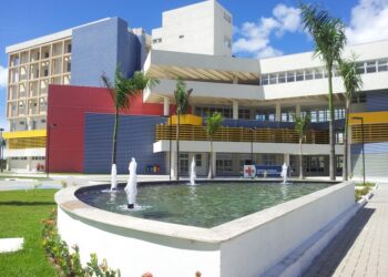 Após 65 dias na UTI Neonatal, gêmeos recebem alta e mãe sai de joelhos em agradecimento no Hospital Jayme Santos Neves
