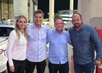 Prefeito Lubiana Barrigueira e governador Ricardo Ferraço entregam pavimentação do Parque de Exposições e trecho da ES-137 em Nova Venécia