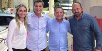 Prefeito Lubiana Barrigueira e governador Ricardo Ferraço entregam pavimentação do Parque de Exposições e trecho da ES-137 em Nova Venécia