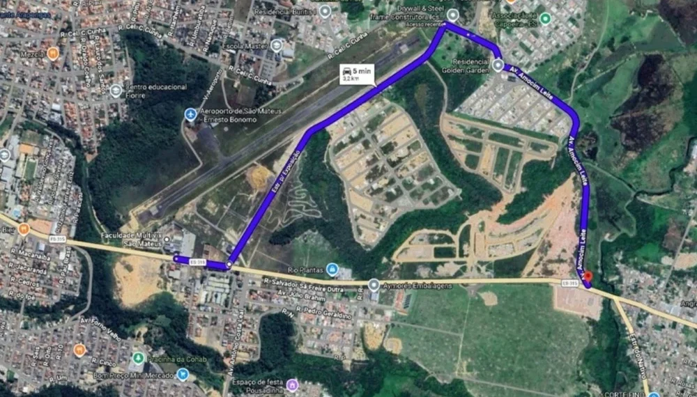 DER-ES interdita trecho da rodovia Othovarino Duarte Santos nos dois sentidos para melhorar escoamento de água da chuva