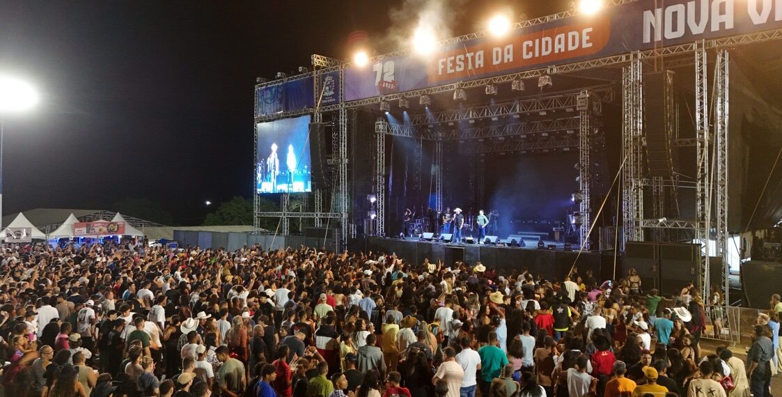 Festa de 72 anos de Nova Venécia registra recorde de público com cerca de 30 mil pessoas