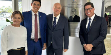 Marcelo Santos exalta legado de Antônio Feu Rosa em inauguração de edifício que leva o nome do desembargador