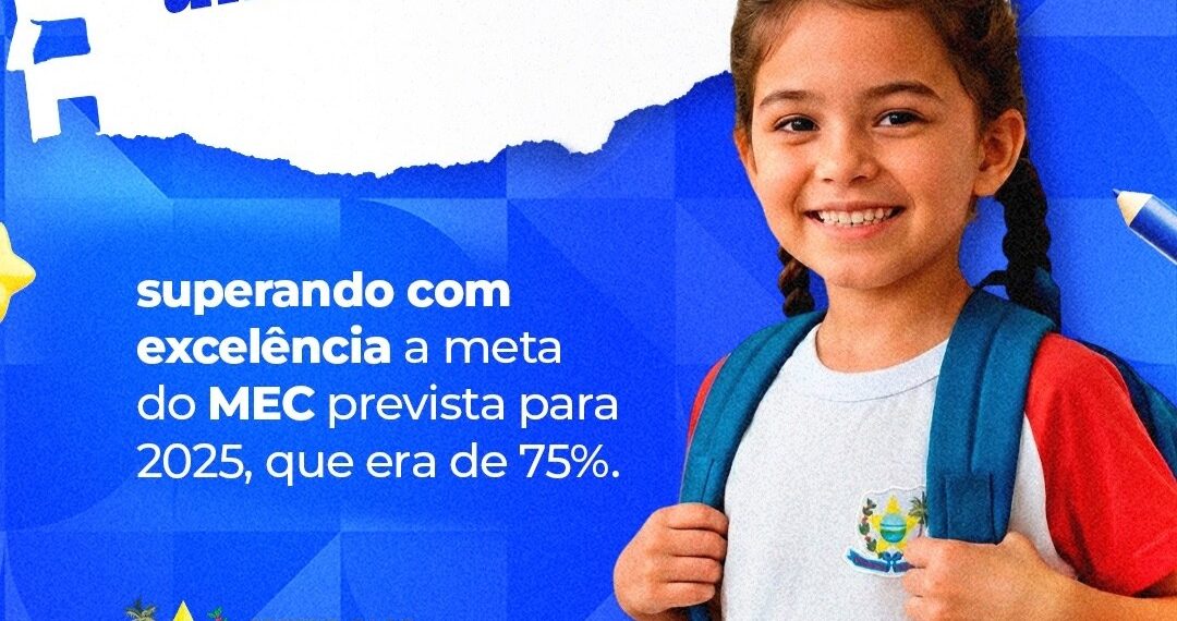 São Gabriel da Palha supera meta e atinge 87% de crianças alfabetizadas em 2025