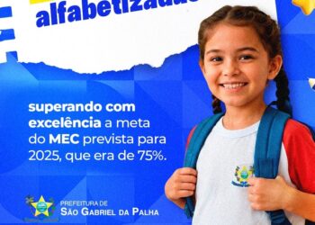São Gabriel da Palha supera meta e atinge 87% de crianças alfabetizadas em 2025