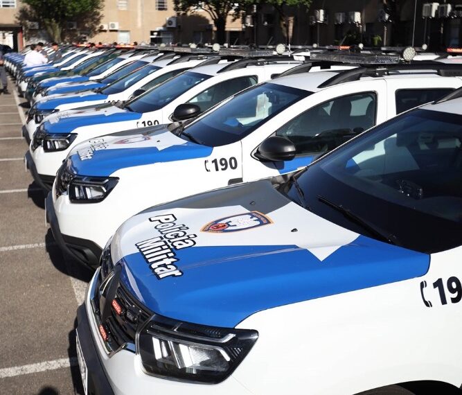 Governo do ES entrega 115 viaturas semiblindadas à Polícia Militar com investimento de R$ 21 milhões