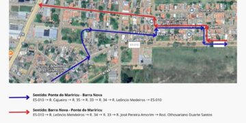 Rodovia ES-010 em Guriri ficará bloqueada de 11 de maio a 21 de junho para obras de macrodrenagem