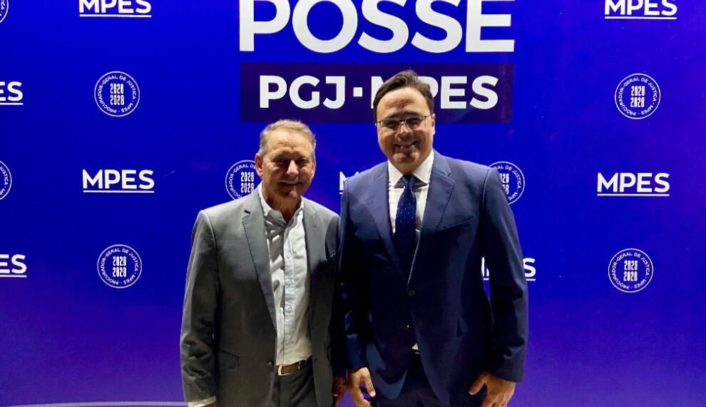 Lubiana Barrigueira prestigia posse de Francisco Berdeal no MPES