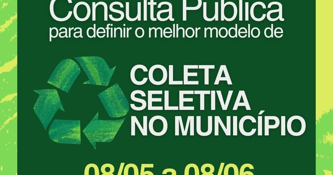 Prefeitura de Nova Venécia abre consulta pública para definir modelo de Coleta Seletiva no município